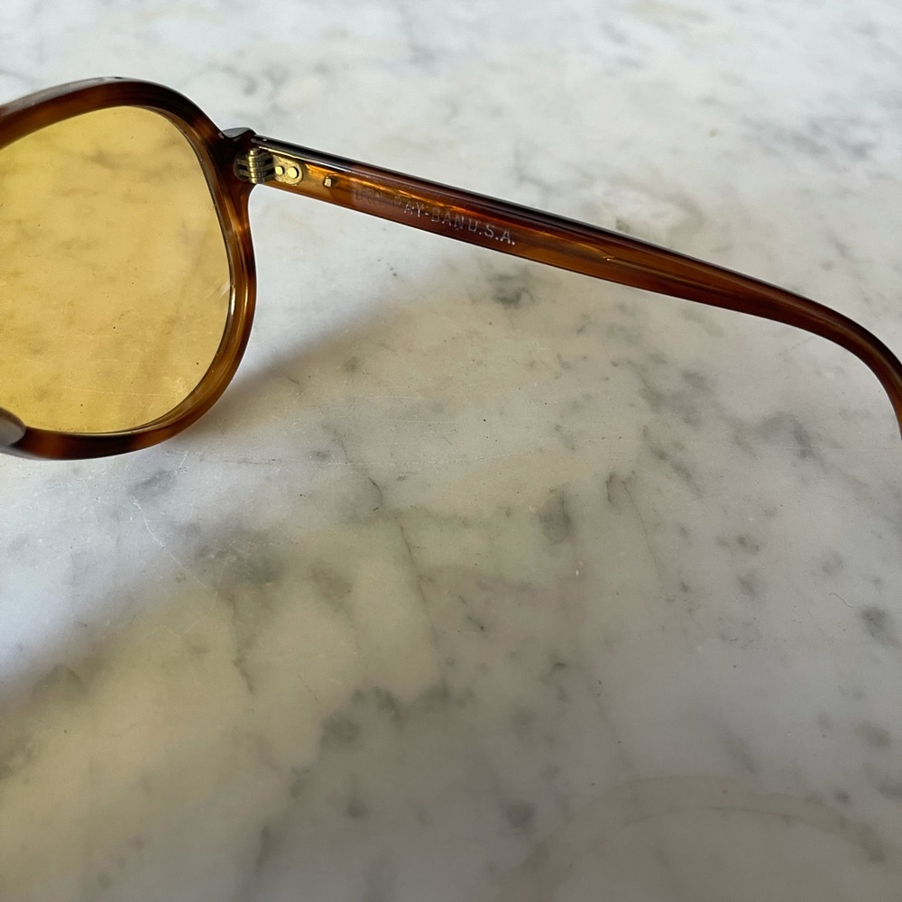 Vintage Ray-ban Vagabond Ambermatic Sunglasses - Picture 3 of 9